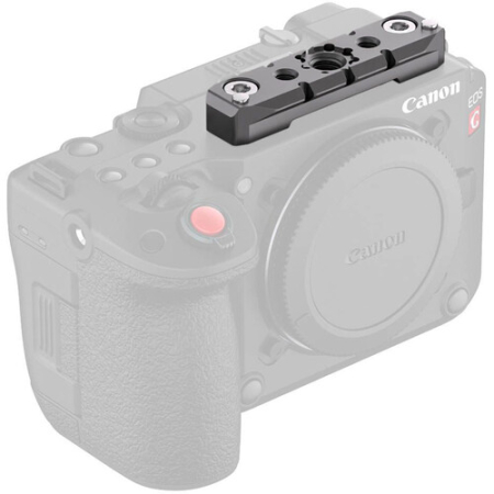 8Sinn NATO Rail for Canon EOS C50 - szyna montażowa NATO do Canon EOS C50 (do klatki) - przykład użycia